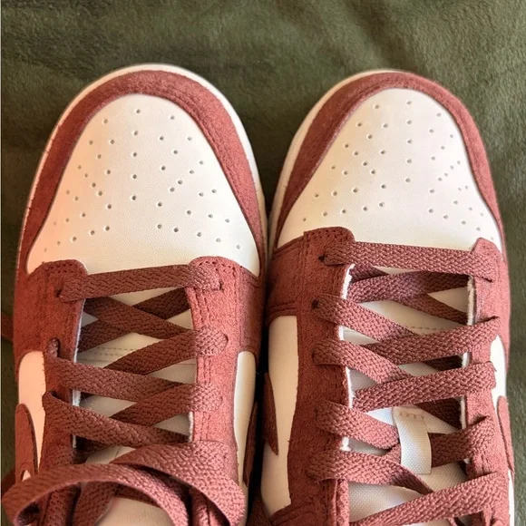 Brown Suede Low-Top Sneakers - Picture 2 of 5